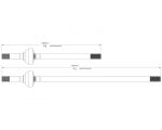 Усиленные полуоси и ШРУСы Trail Gear 304096-3-KIT для Suzuki Jimny JB23 JB64 22-33-26 шлицов
