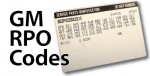 Таблица кодов GM на подкапотной табличке
